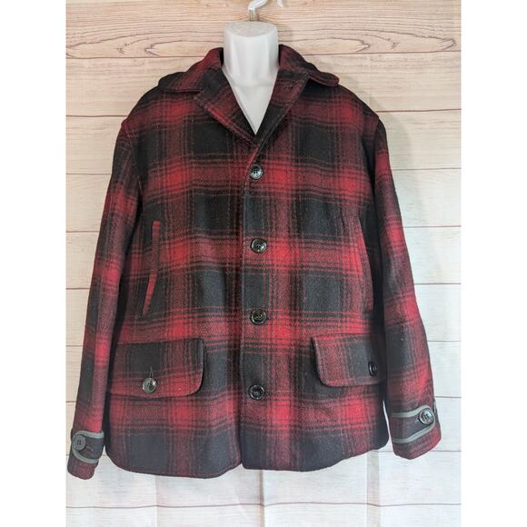 Vintage The Original Drybak Binghamton NY thick Plaid Hunting Coat - Picture 1 of 6